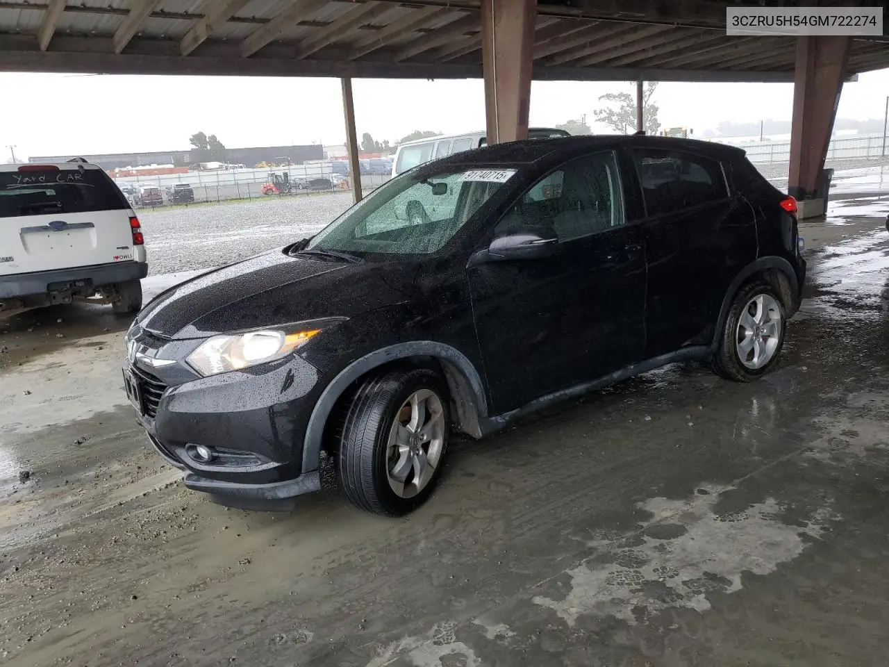 3CZRU5H54GM722274 2016 Honda Hr-V Ex