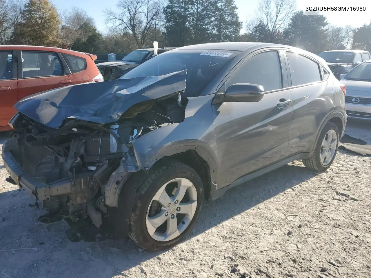 3CZRU5H58GM716980 2016 Honda Hr-V Ex