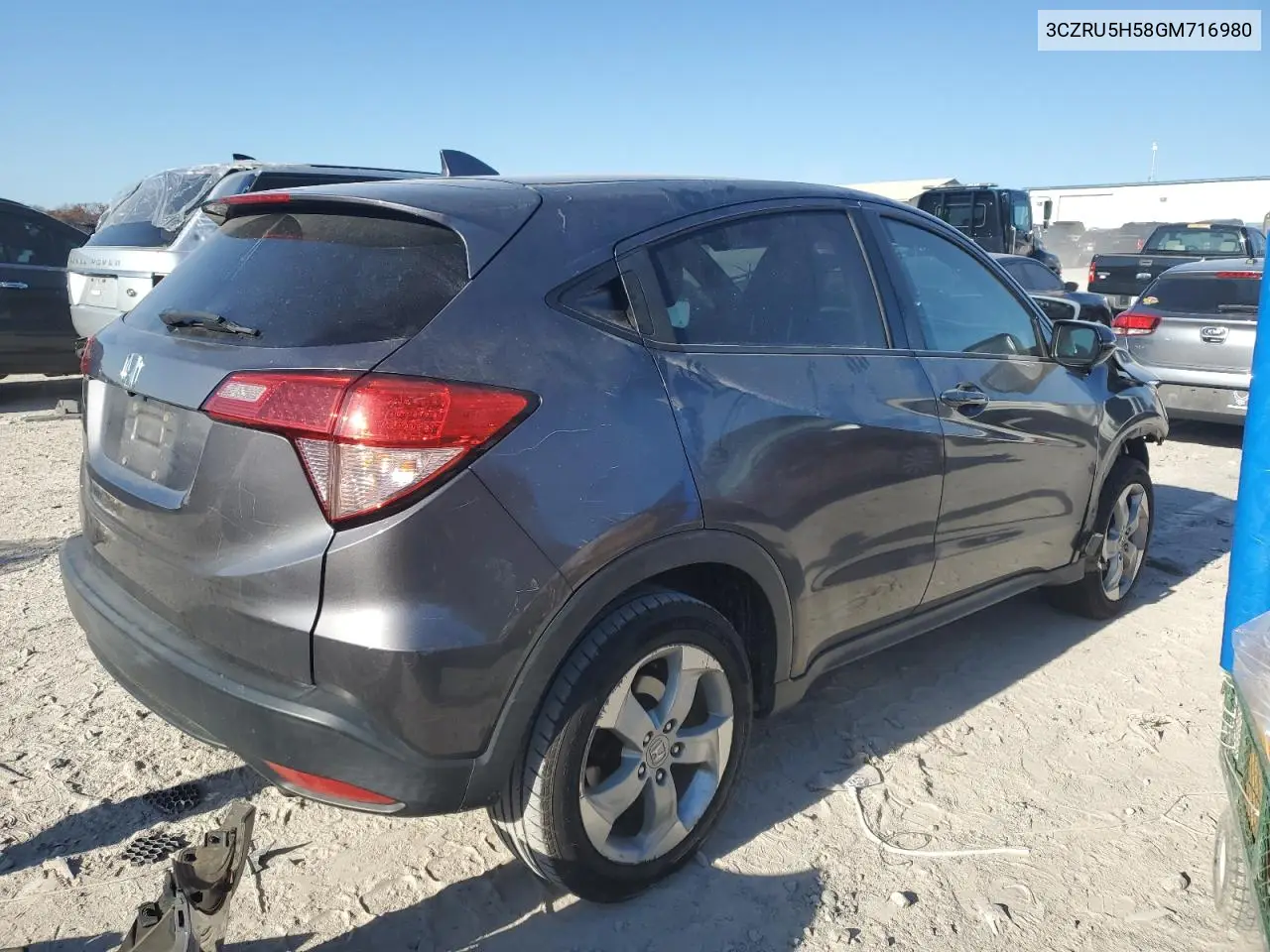 3CZRU5H58GM716980 2016 Honda Hr-V Ex