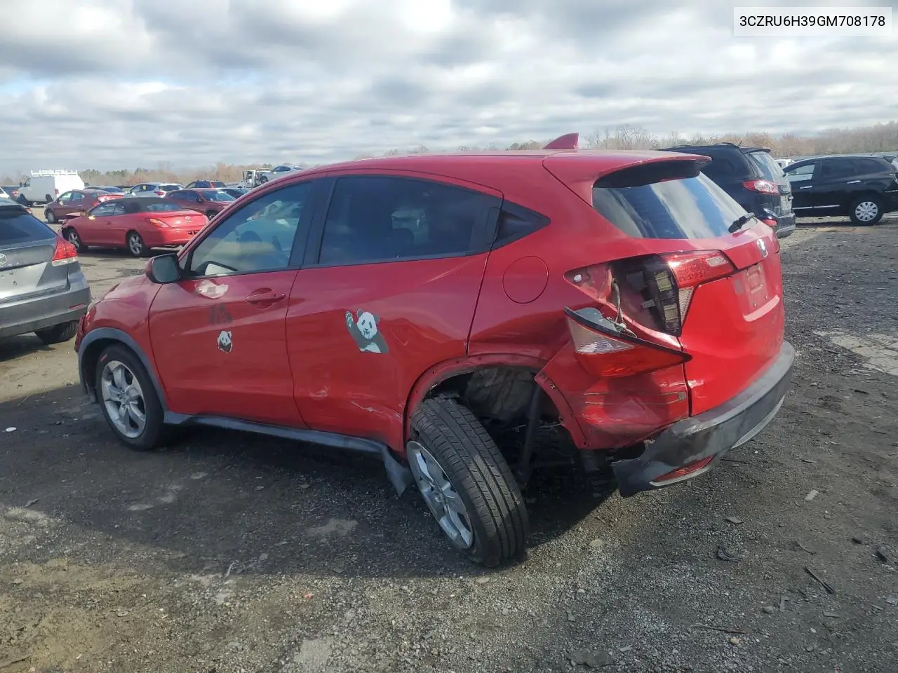 3CZRU6H39GM708178 2016 Honda Hr-V Lx