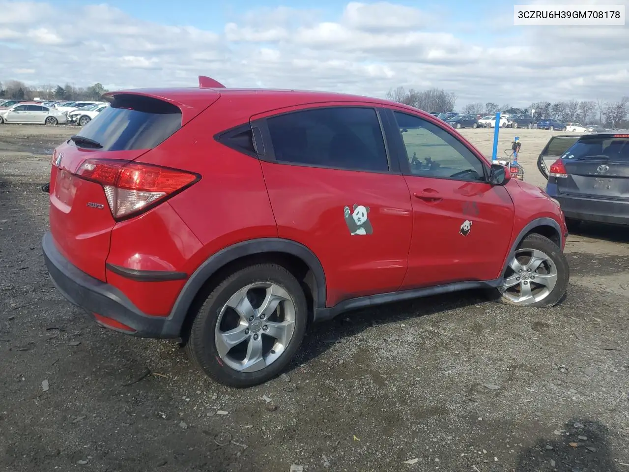 3CZRU6H39GM708178 2016 Honda Hr-V Lx