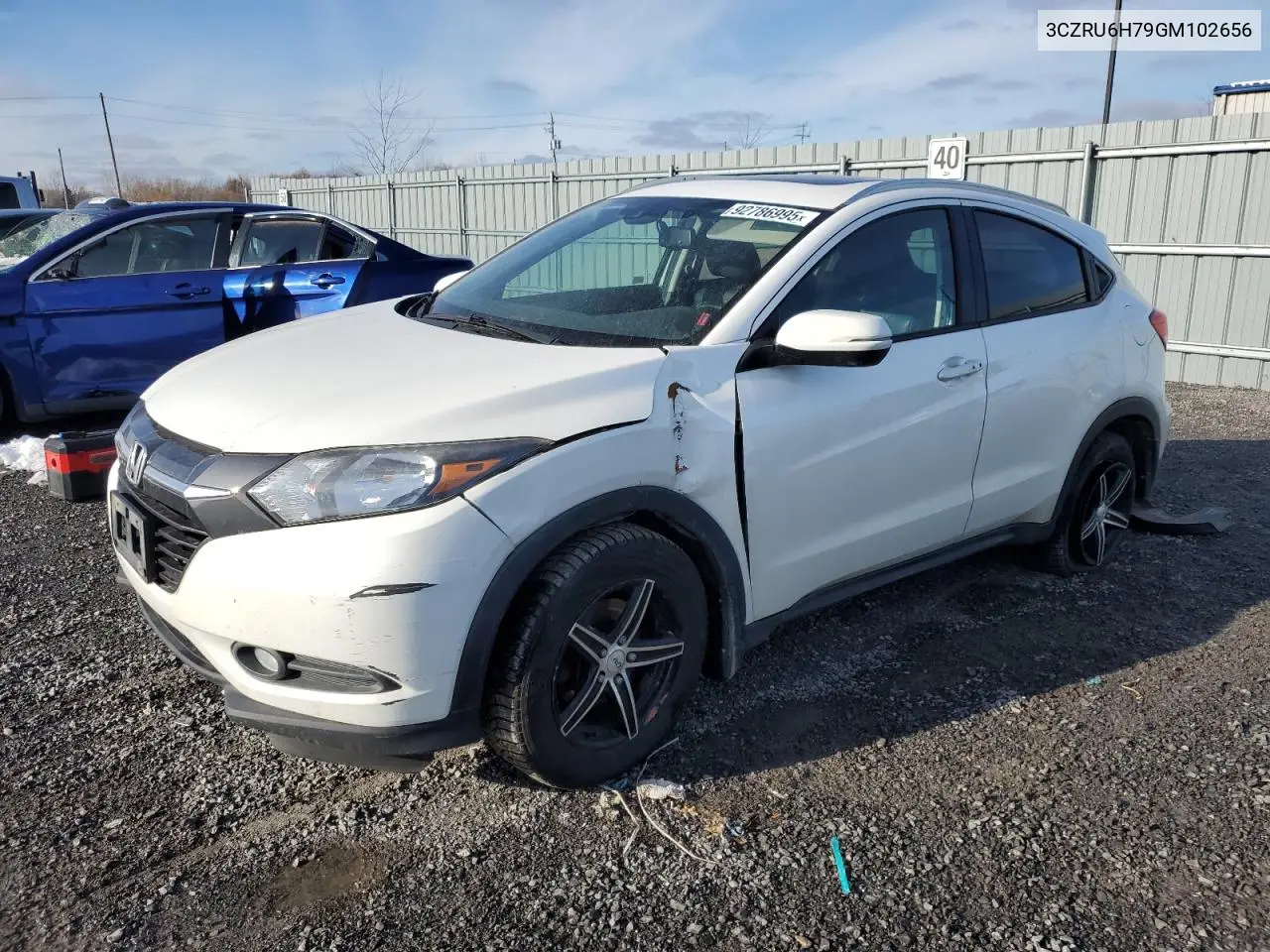 3CZRU6H79GM102656 2016 Honda Hr-V Exl