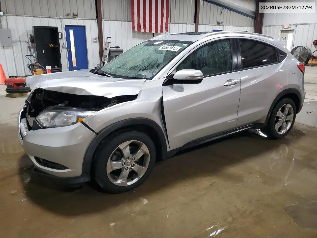 3CZRU6H73GM712794 2016 Honda Hr-V Exl