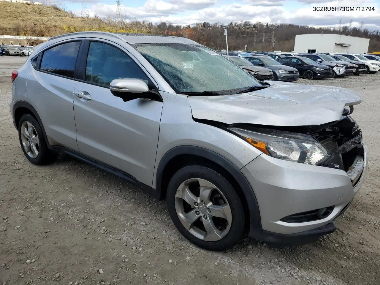 3CZRU6H73GM712794 2016 Honda Hr-V Exl