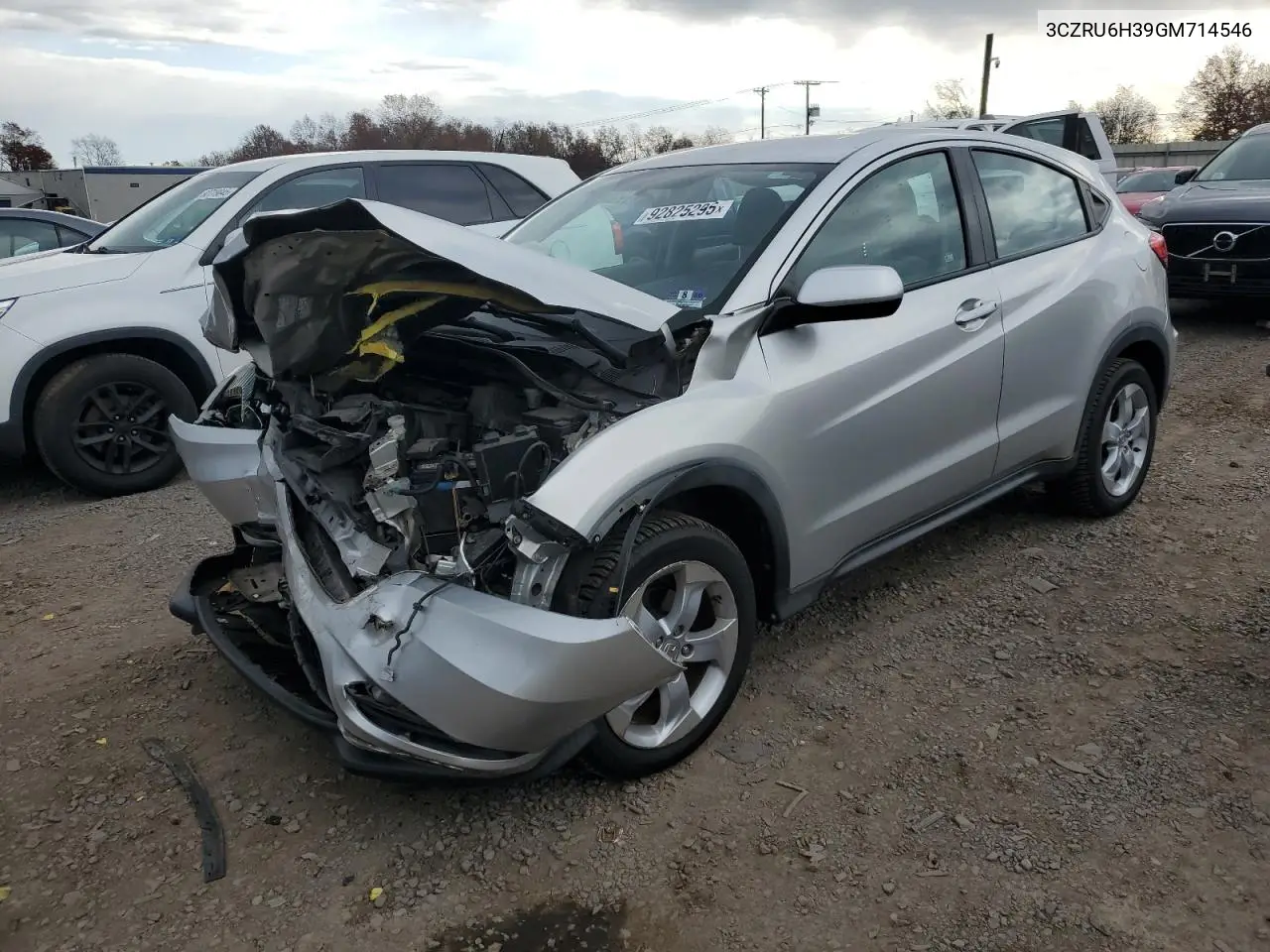 3CZRU6H39GM714546 2016 Honda Hr-V Lx