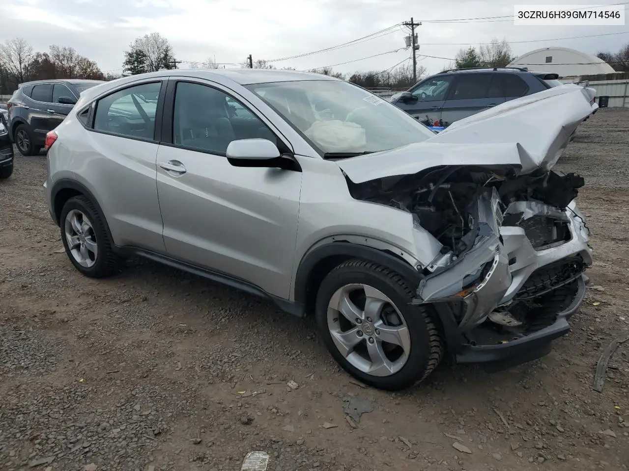 3CZRU6H39GM714546 2016 Honda Hr-V Lx