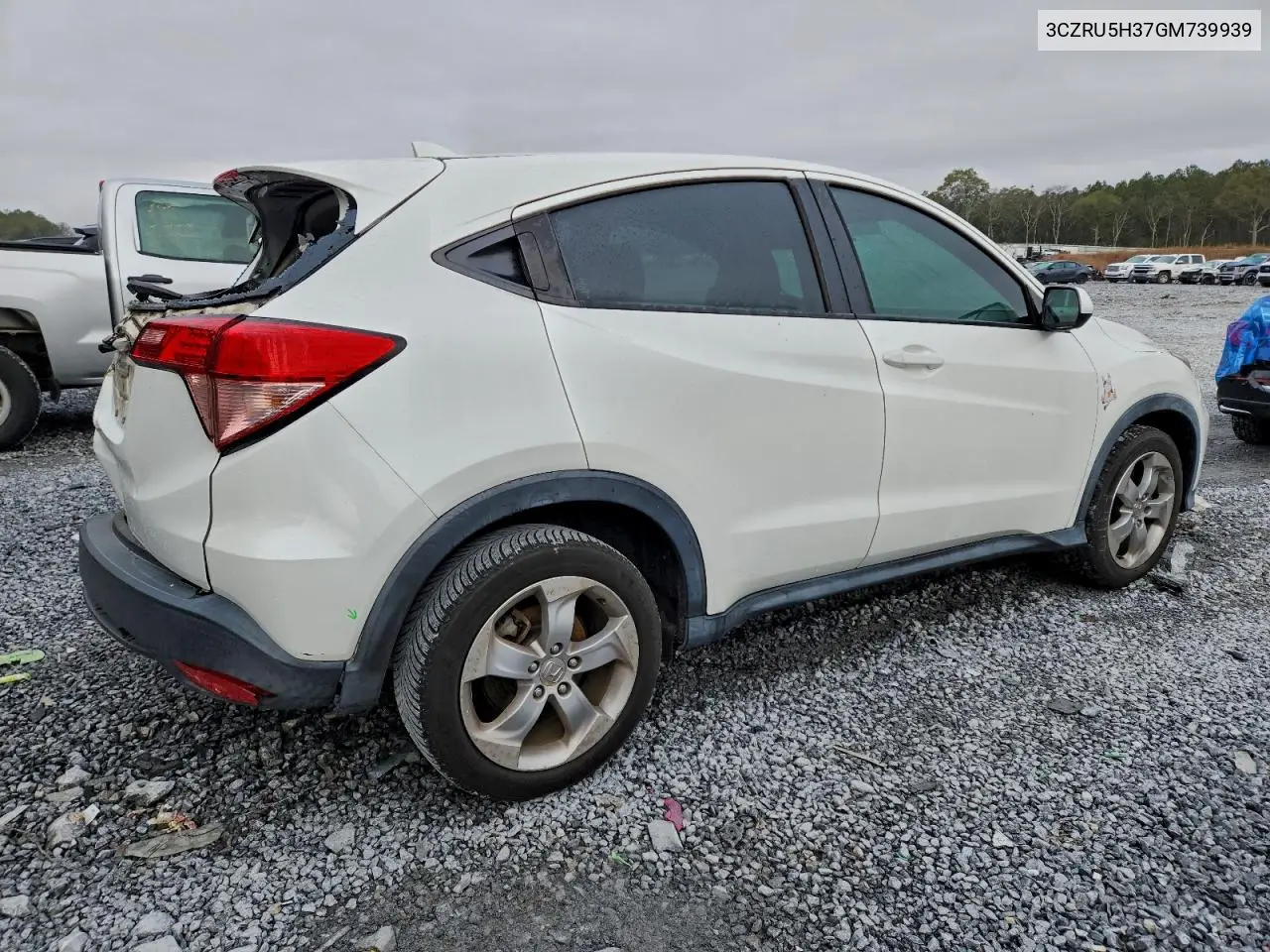 3CZRU5H37GM739939 2016 Honda Hr-V Lx
