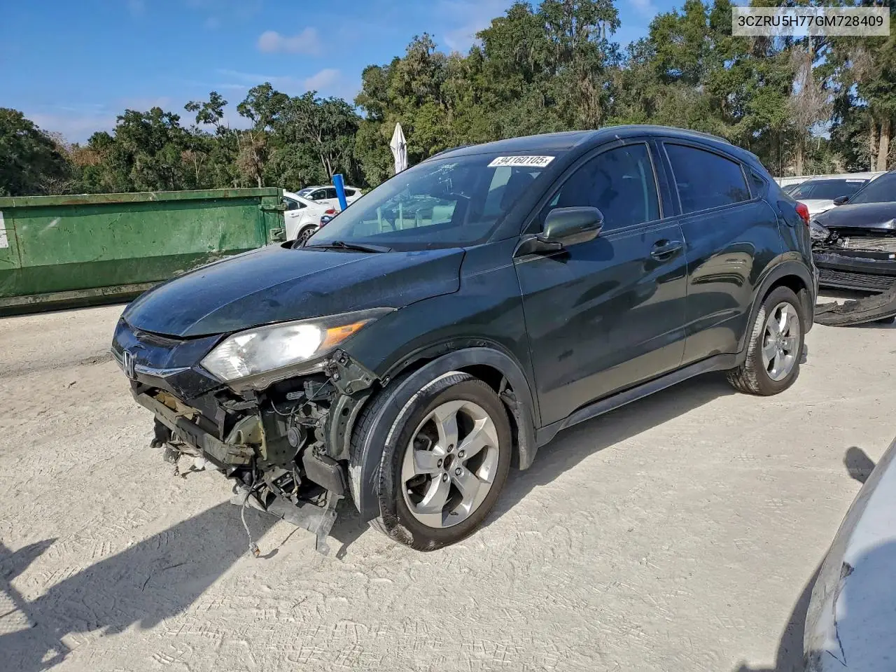 3CZRU5H77GM728409 2016 Honda Hr-V Exl