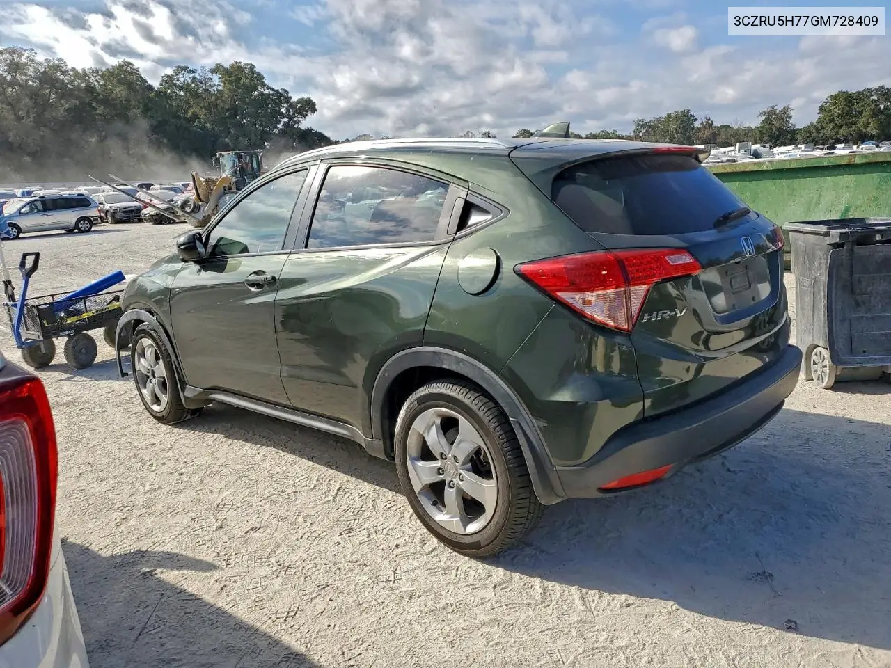 3CZRU5H77GM728409 2016 Honda Hr-V Exl