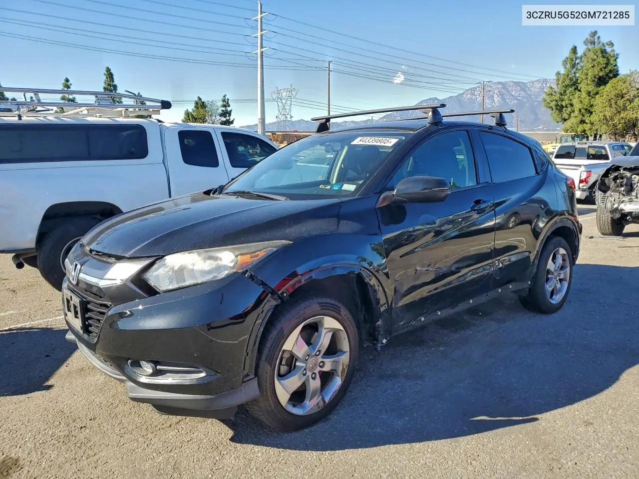 3CZRU5G52GM721285 2016 Honda Hr-V Ex