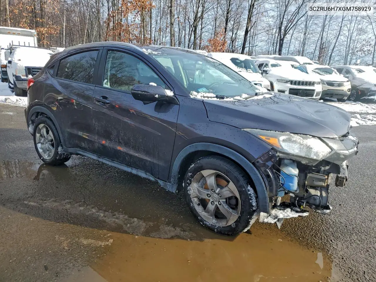 3CZRU6H7XGM758929 2016 Honda Hr-V Exl
