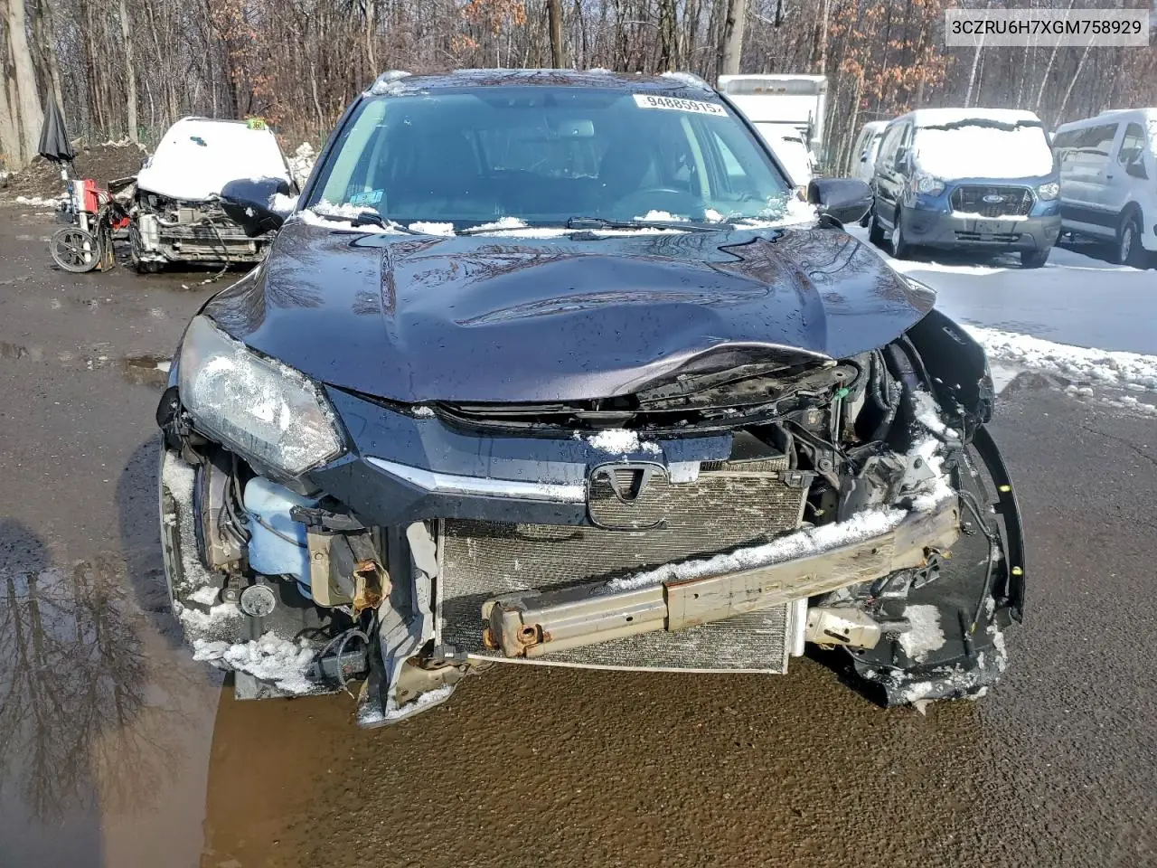 3CZRU6H7XGM758929 2016 Honda Hr-V Exl