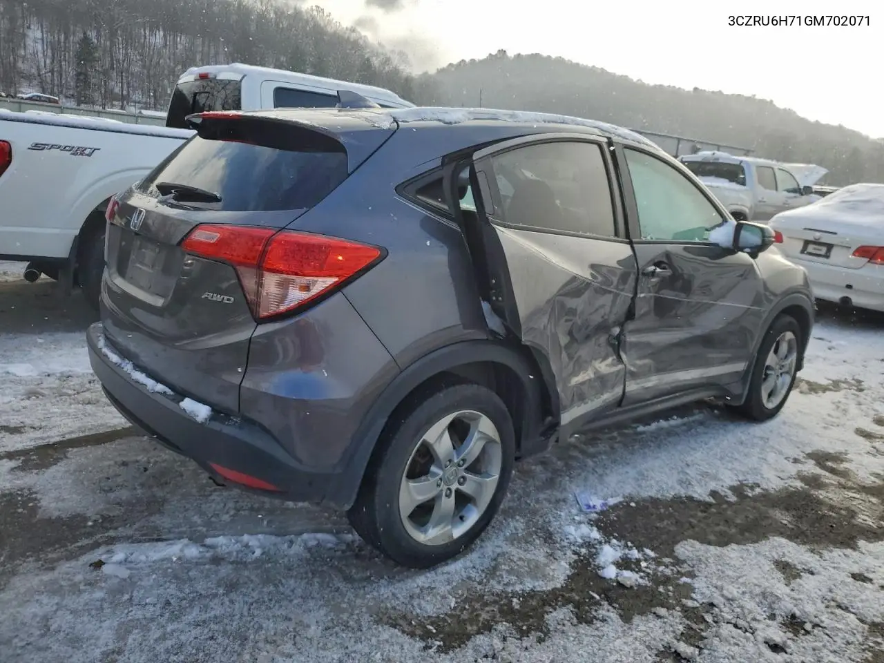 3CZRU6H71GM702071 2016 Honda Hr-V Exl