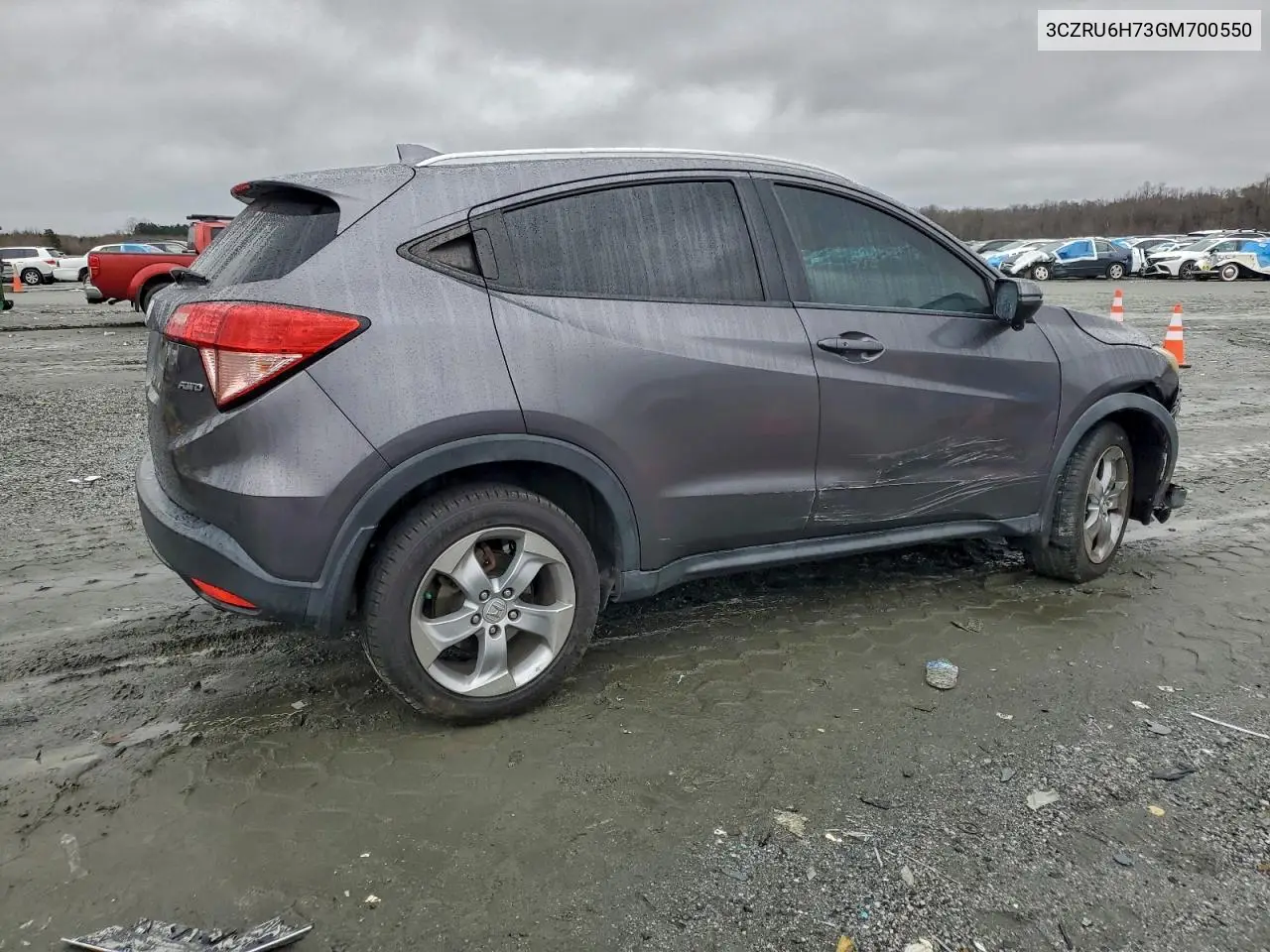 3CZRU6H73GM700550 2016 Honda Hr-V Exl