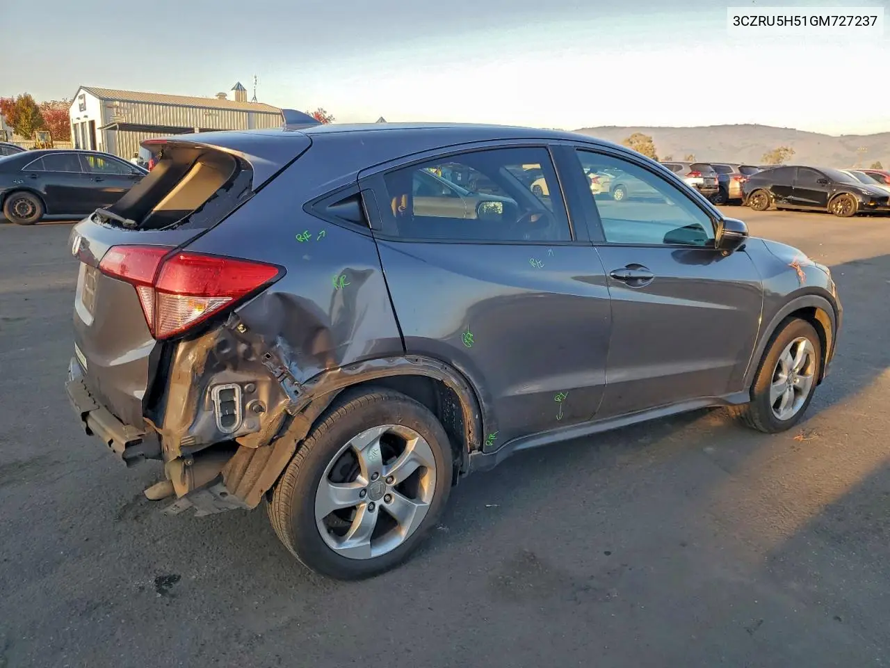 3CZRU5H51GM727237 2016 Honda Hr-V Ex