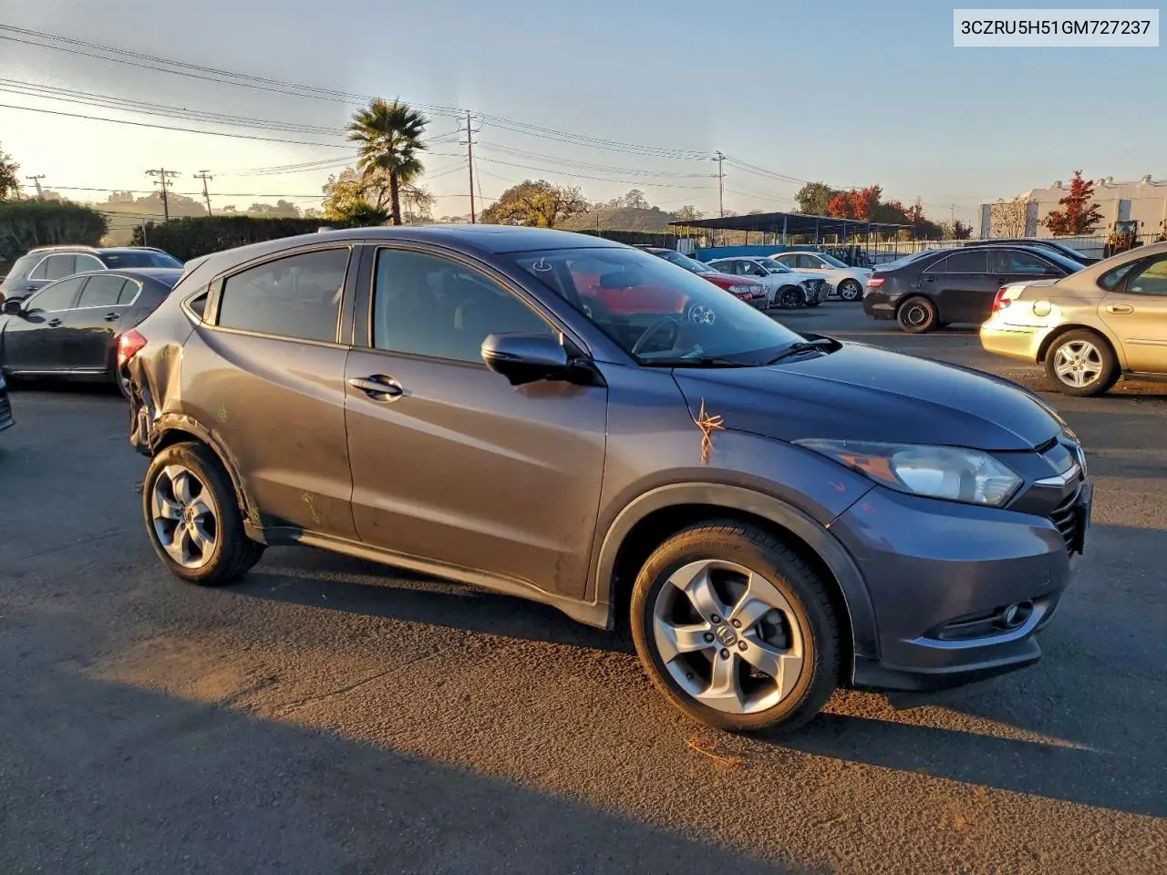 3CZRU5H51GM727237 2016 Honda Hr-V Ex