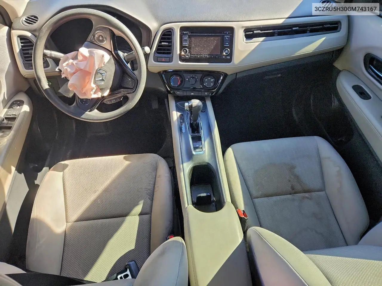 3CZRU5H30GM743167 2016 Honda Hr-V Lx