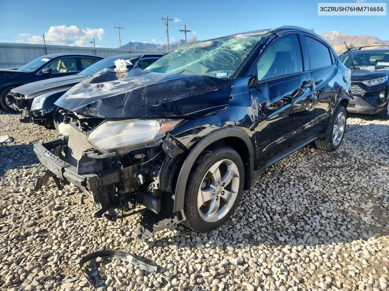3CZRU5H76HM716656 2017 Honda Hr-V Exl