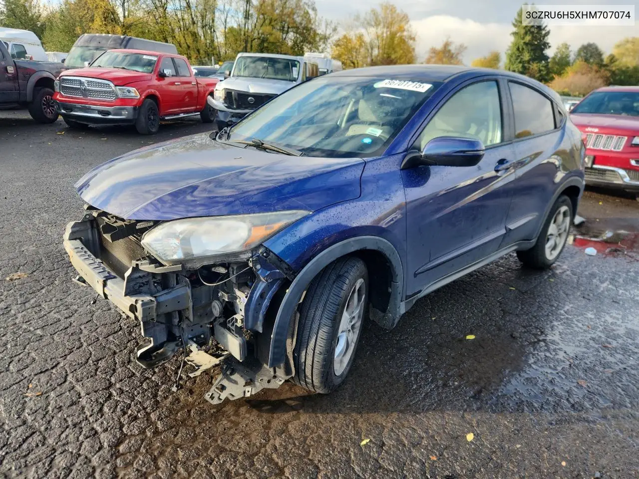 3CZRU6H5XHM707074 2017 Honda Hr-V Ex