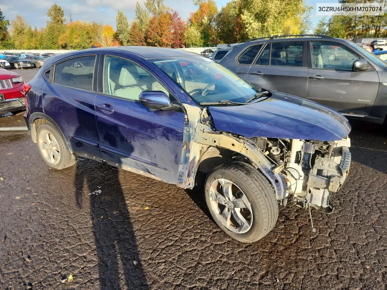 3CZRU6H5XHM707074 2017 Honda Hr-V Ex
