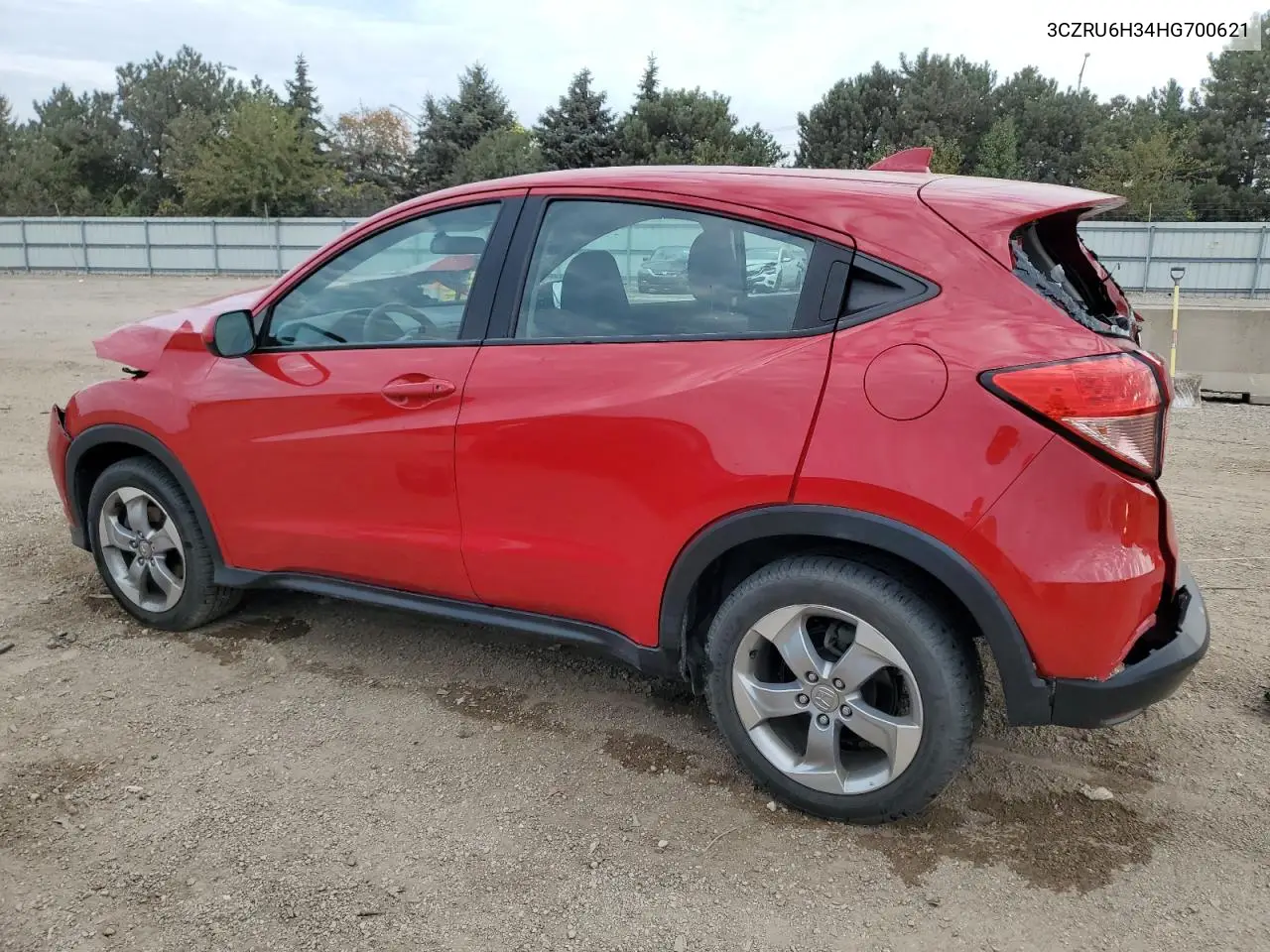 3CZRU6H34HG700621 2017 Honda Hr-V Lx