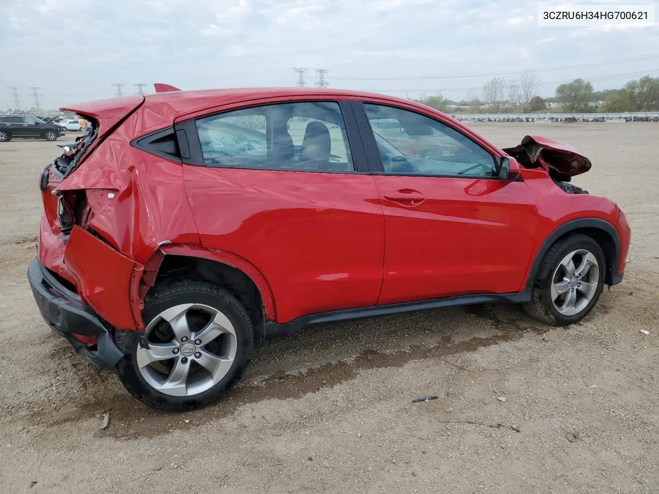 3CZRU6H34HG700621 2017 Honda Hr-V Lx