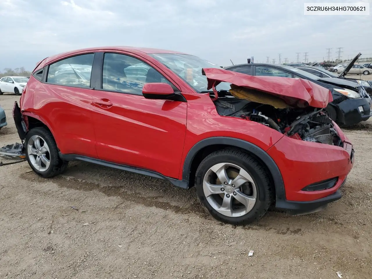 3CZRU6H34HG700621 2017 Honda Hr-V Lx