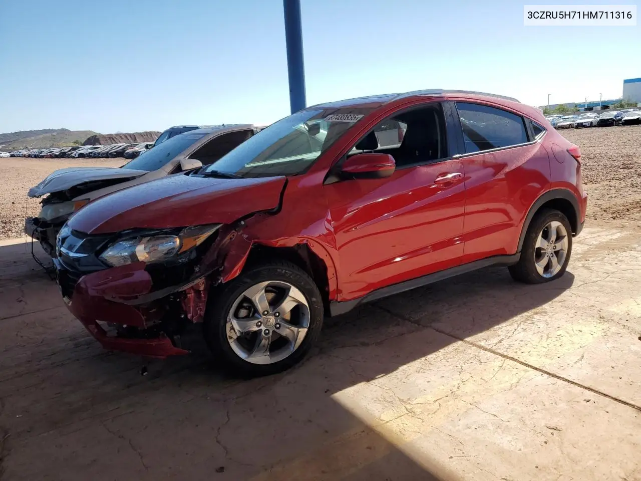 3CZRU5H71HM711316 2017 Honda Hr-V Exl