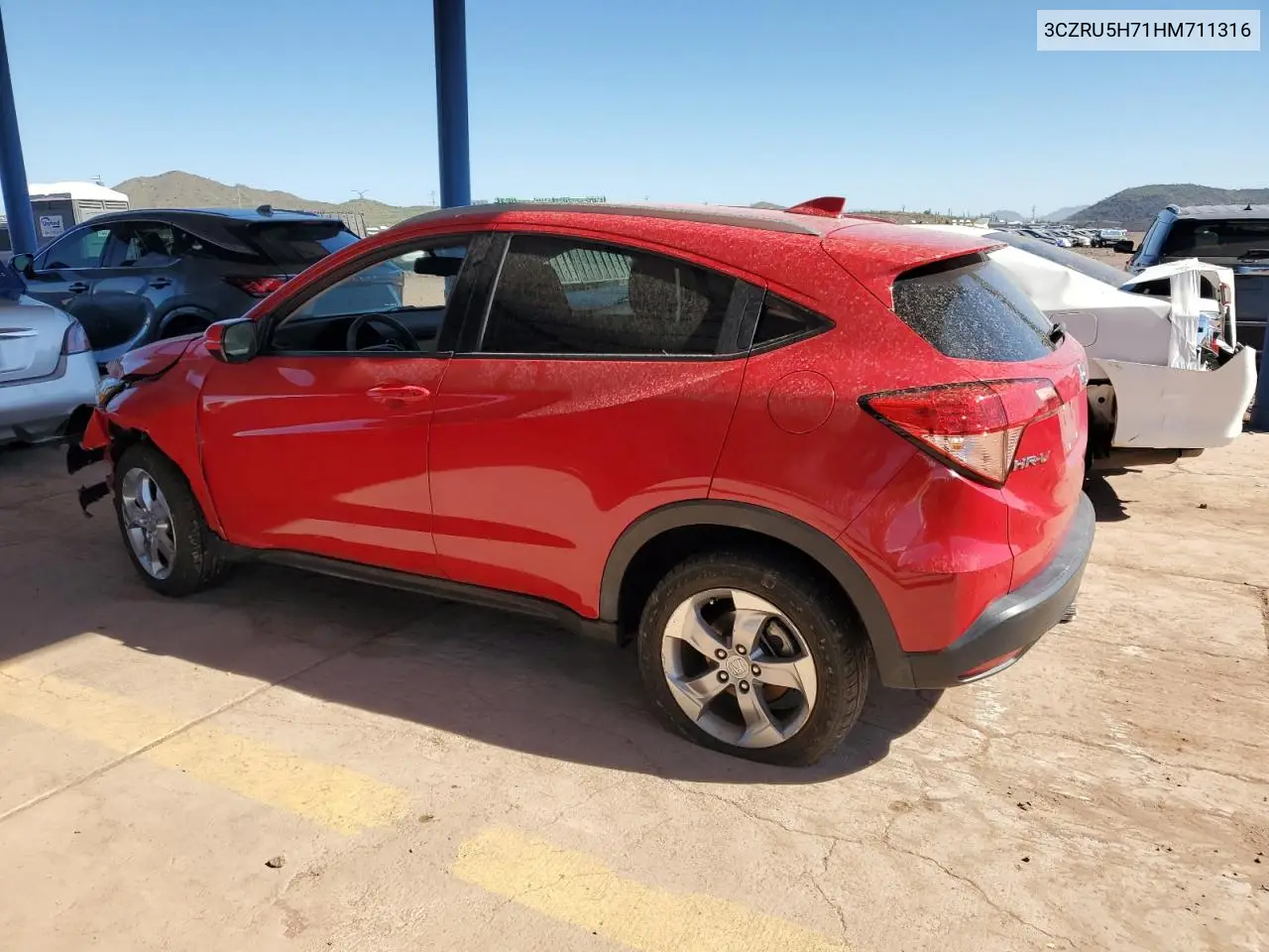 3CZRU5H71HM711316 2017 Honda Hr-V Exl