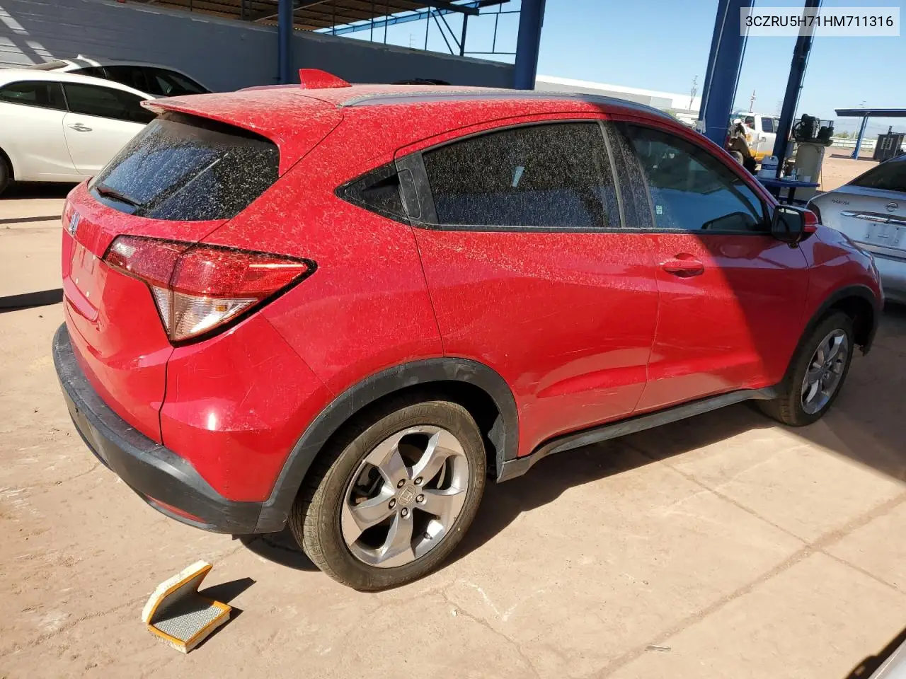 3CZRU5H71HM711316 2017 Honda Hr-V Exl