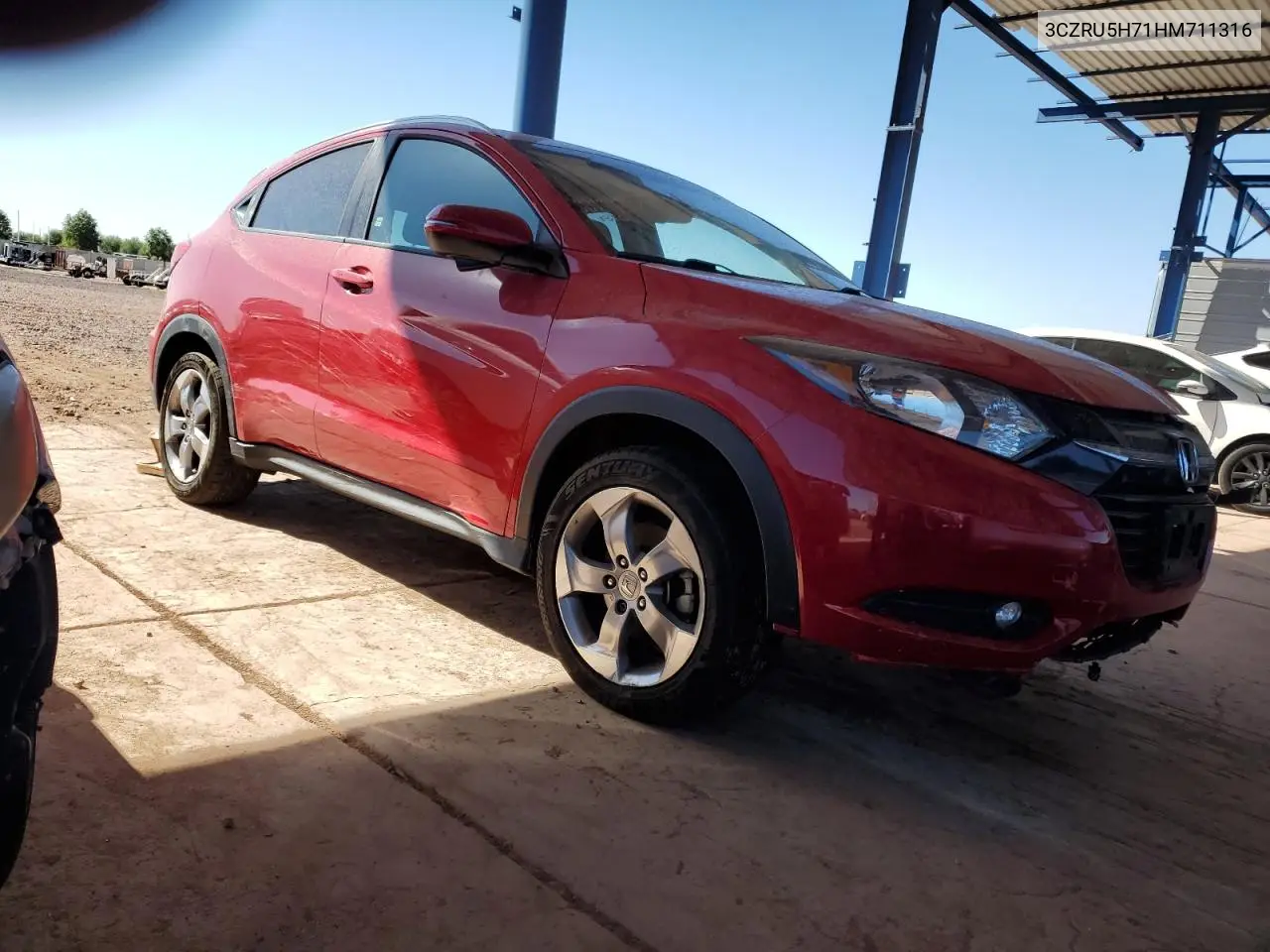 3CZRU5H71HM711316 2017 Honda Hr-V Exl