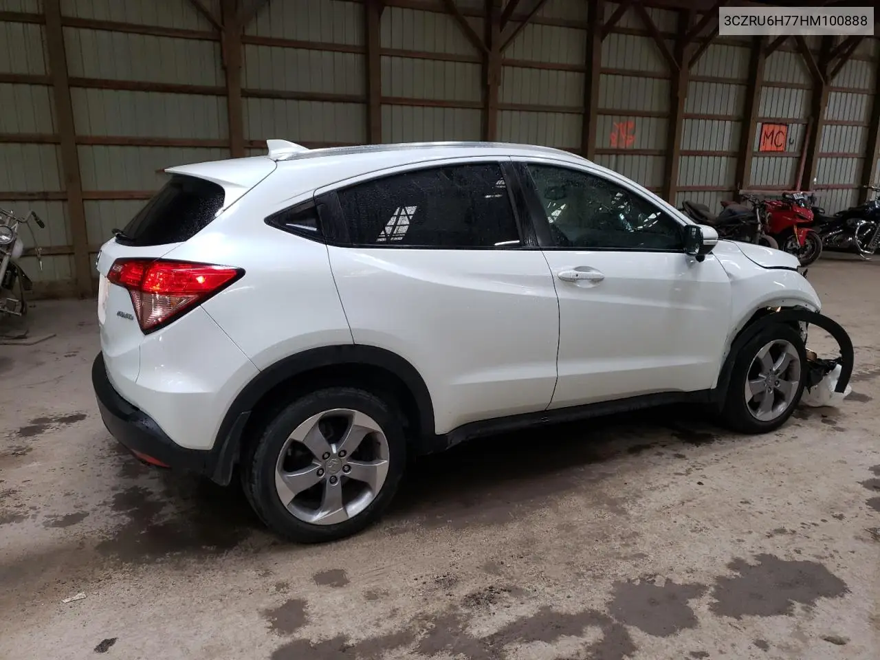 3CZRU6H77HM100888 2017 Honda Hr-V Exl