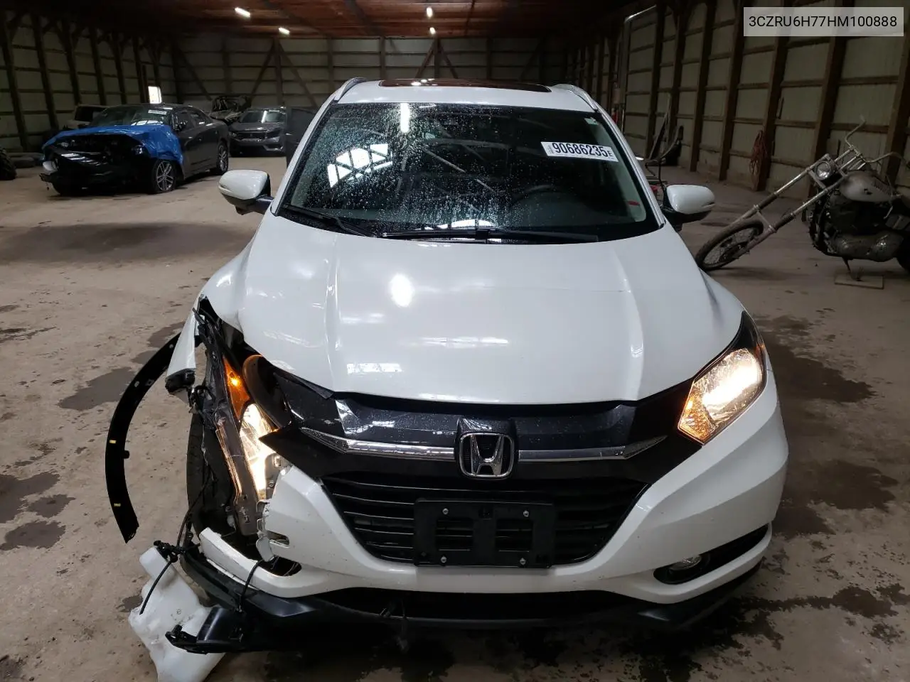 3CZRU6H77HM100888 2017 Honda Hr-V Exl