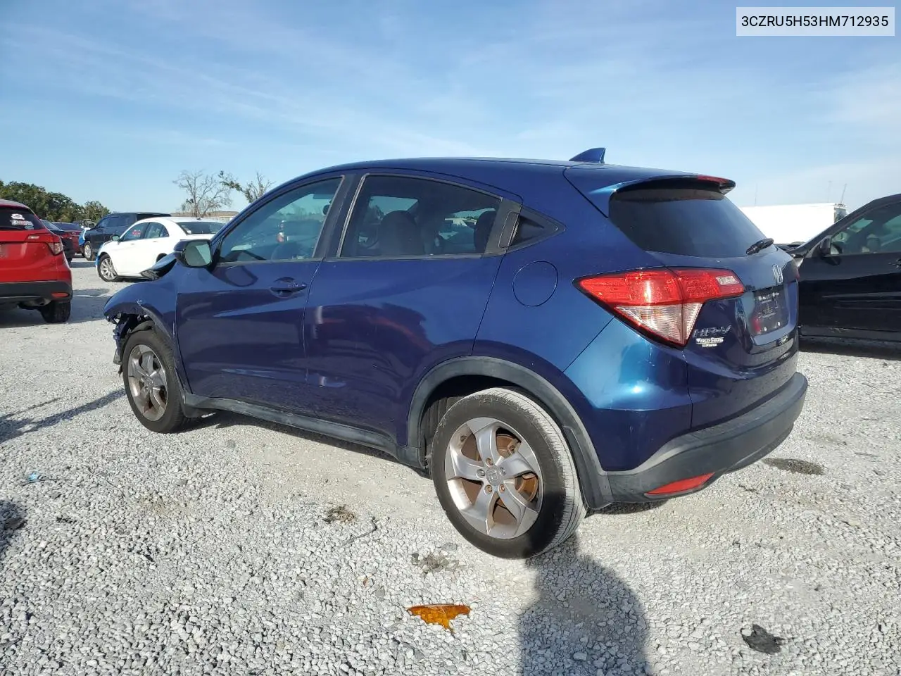 3CZRU5H53HM712935 2017 Honda Hr-V Ex