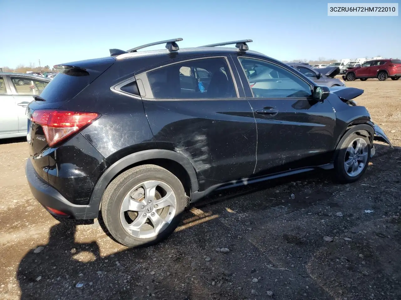 3CZRU6H72HM722010 2017 Honda Hr-V Exl