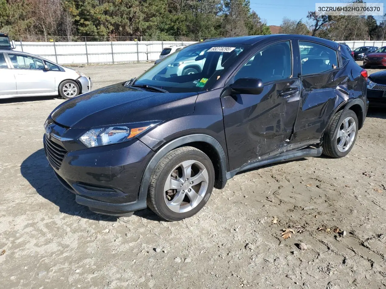 3CZRU6H32HG706370 2017 Honda Hr-V Lx