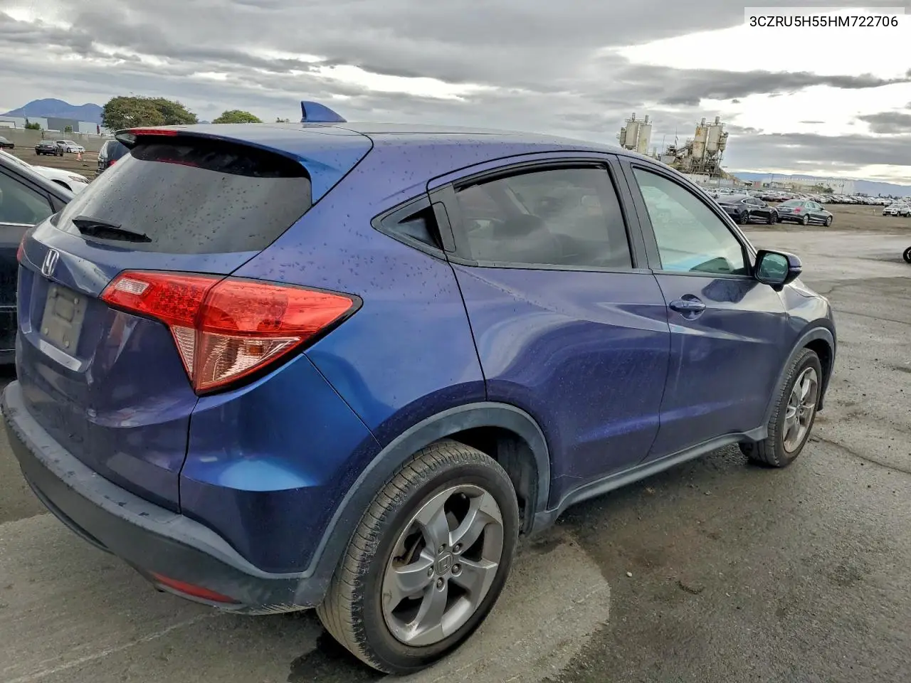 3CZRU5H55HM722706 2017 Honda Hr-V Ex