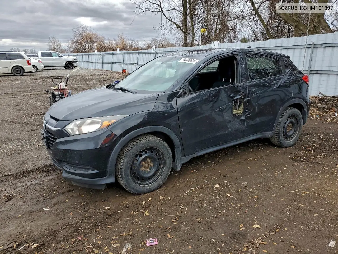 3CZRU5H33HM101897 2017 Honda Hr-V Lx