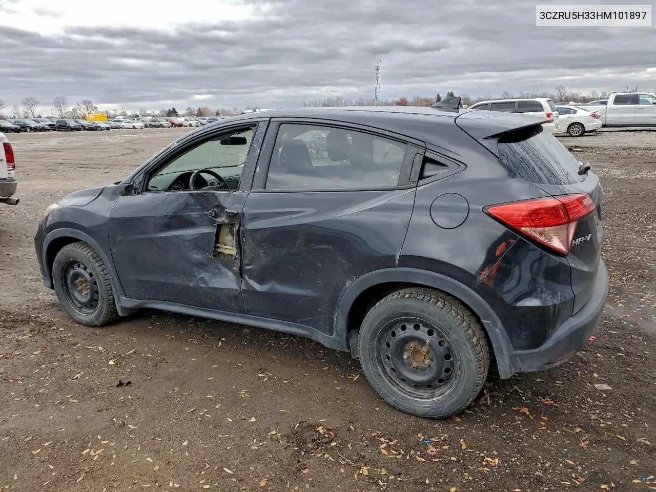 3CZRU5H33HM101897 2017 Honda Hr-V Lx