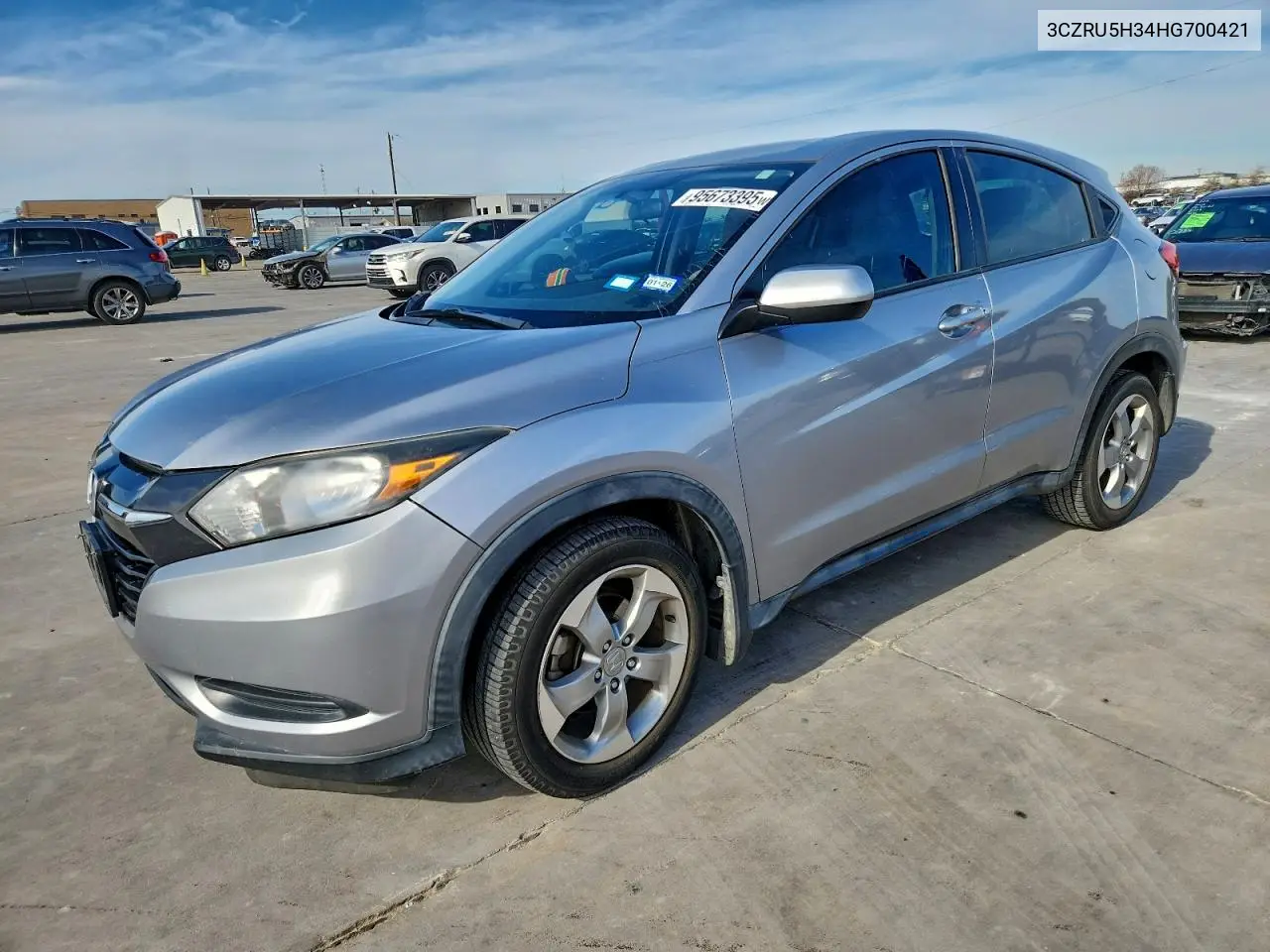 3CZRU5H34HG700421 2017 Honda Hr-V Lx