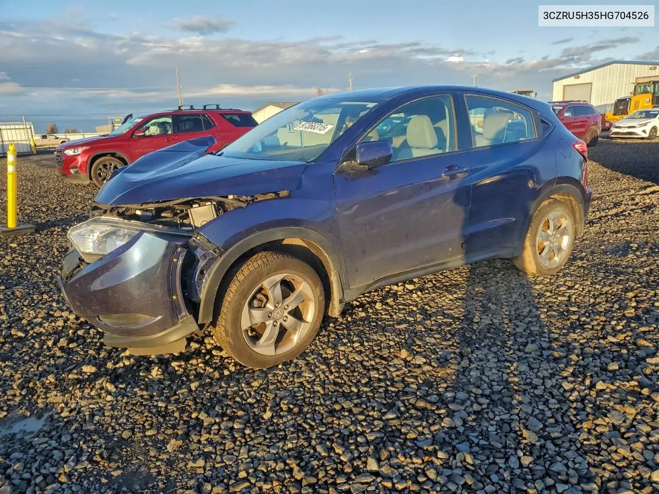 3CZRU5H35HG704526 2017 Honda Hr-V Lx