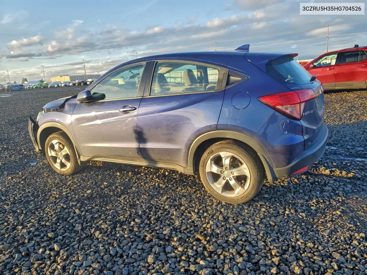 3CZRU5H35HG704526 2017 Honda Hr-V Lx