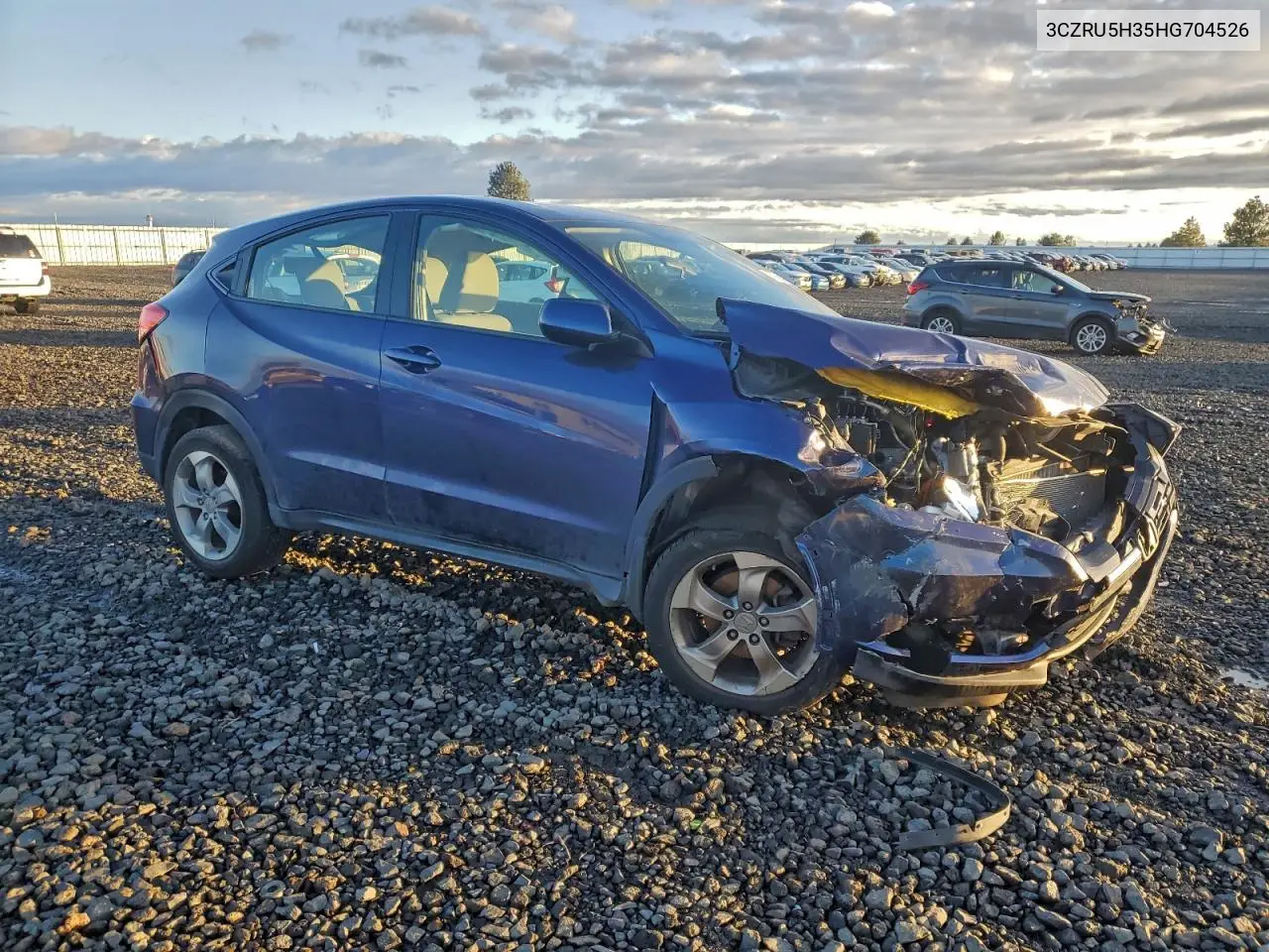 3CZRU5H35HG704526 2017 Honda Hr-V Lx