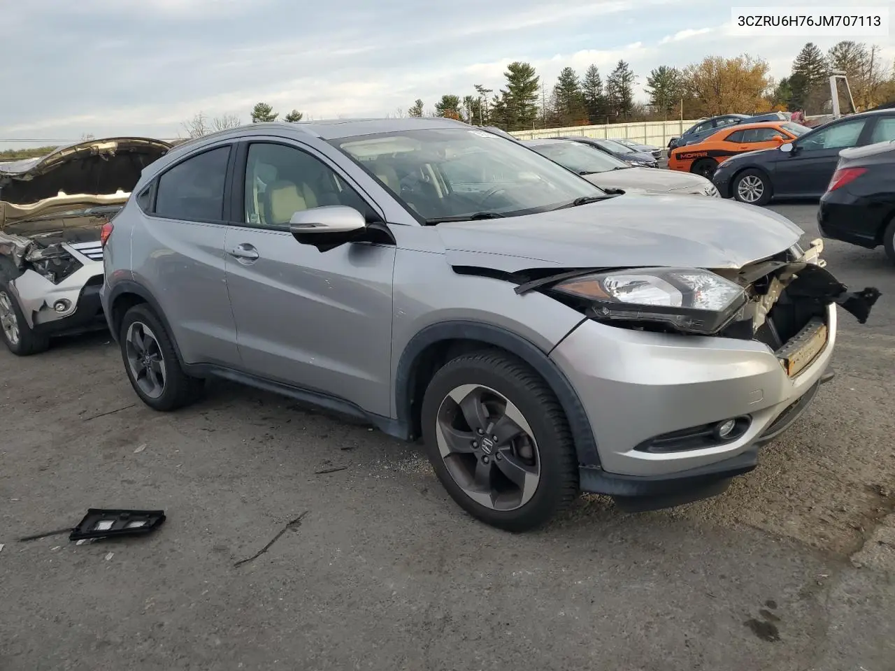 3CZRU6H76JM707113 2018 Honda Hr-V Exl