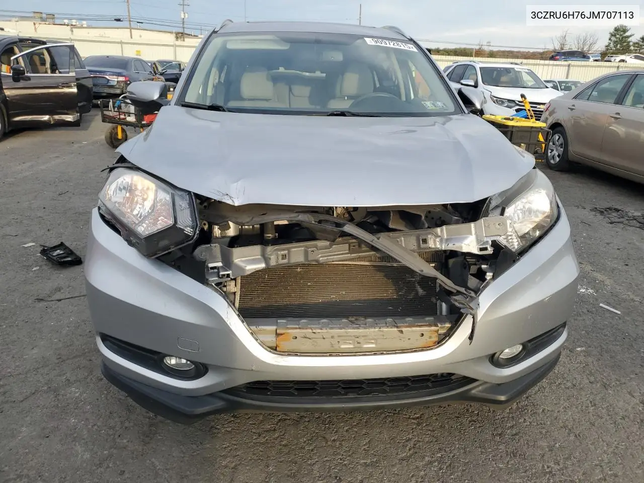 3CZRU6H76JM707113 2018 Honda Hr-V Exl