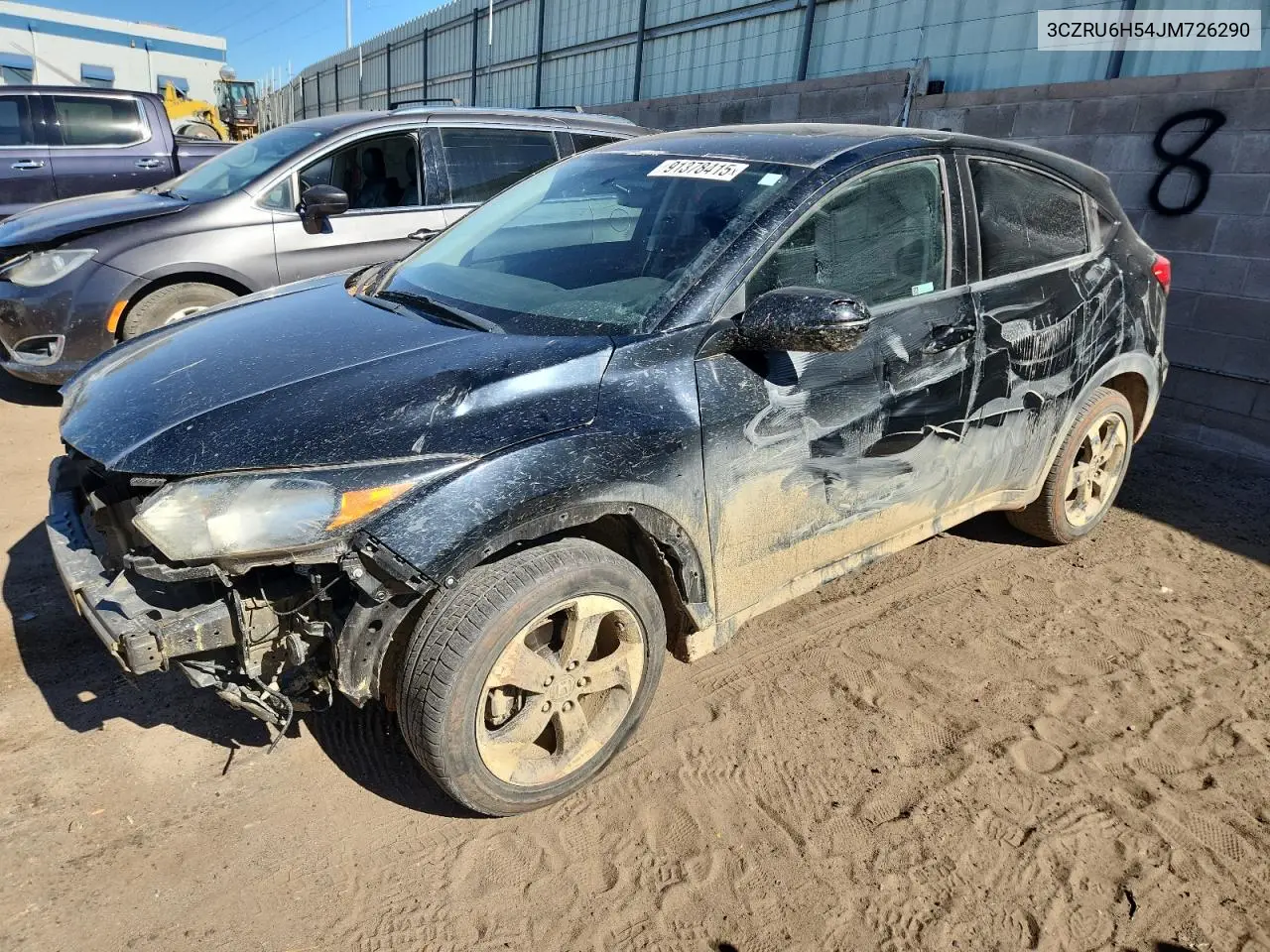 3CZRU6H54JM726290 2018 Honda Hr-V Ex