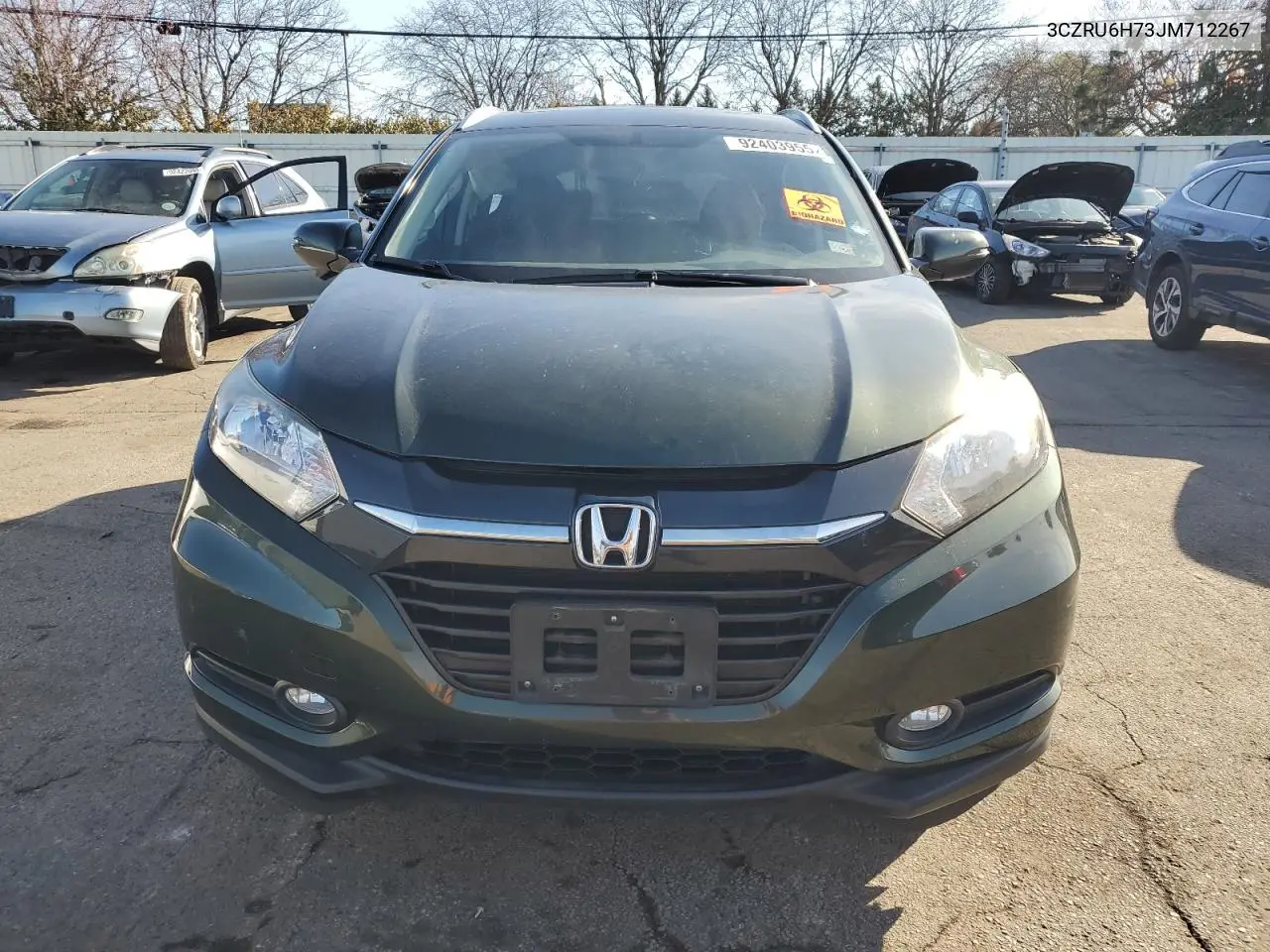 3CZRU6H73JM712267 2018 Honda Hr-V Exl