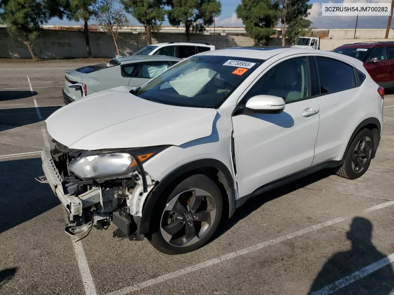 3CZRU5H54JM700282 2018 Honda Hr-V Ex