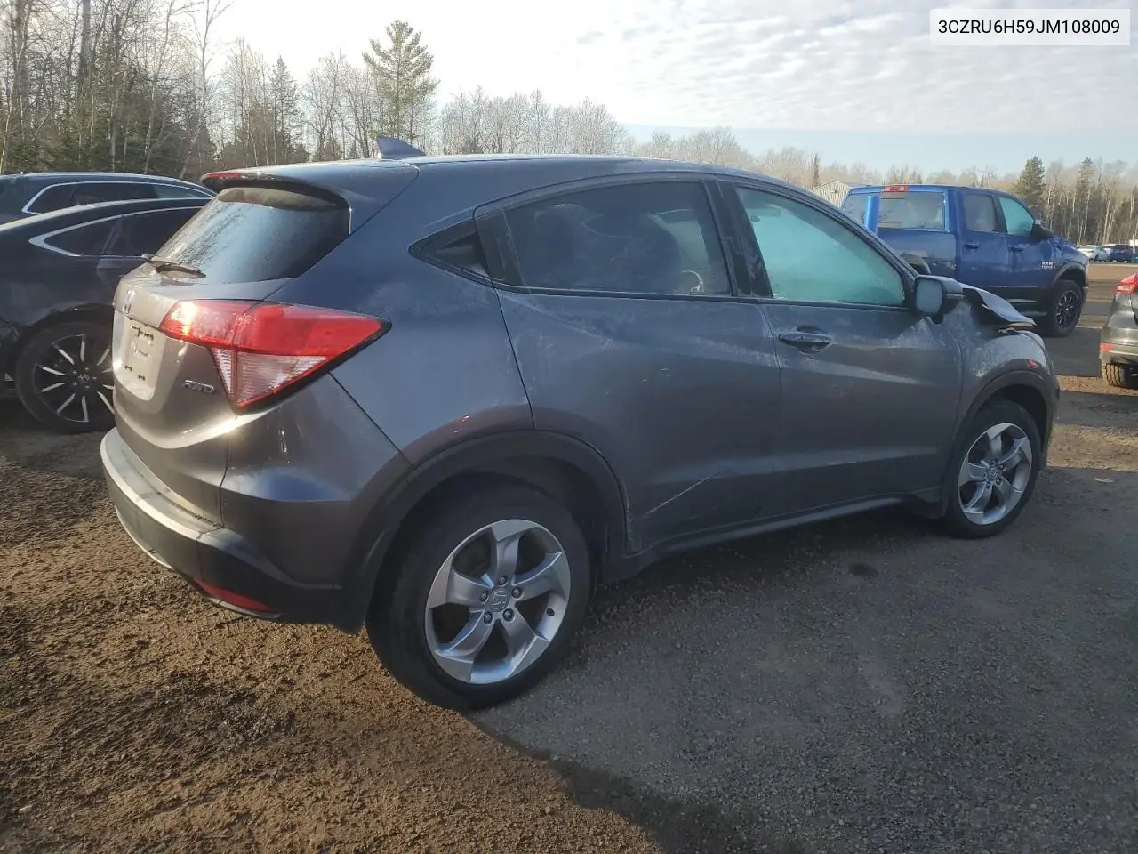 3CZRU6H59JM108009 2018 Honda Hr-V Ex