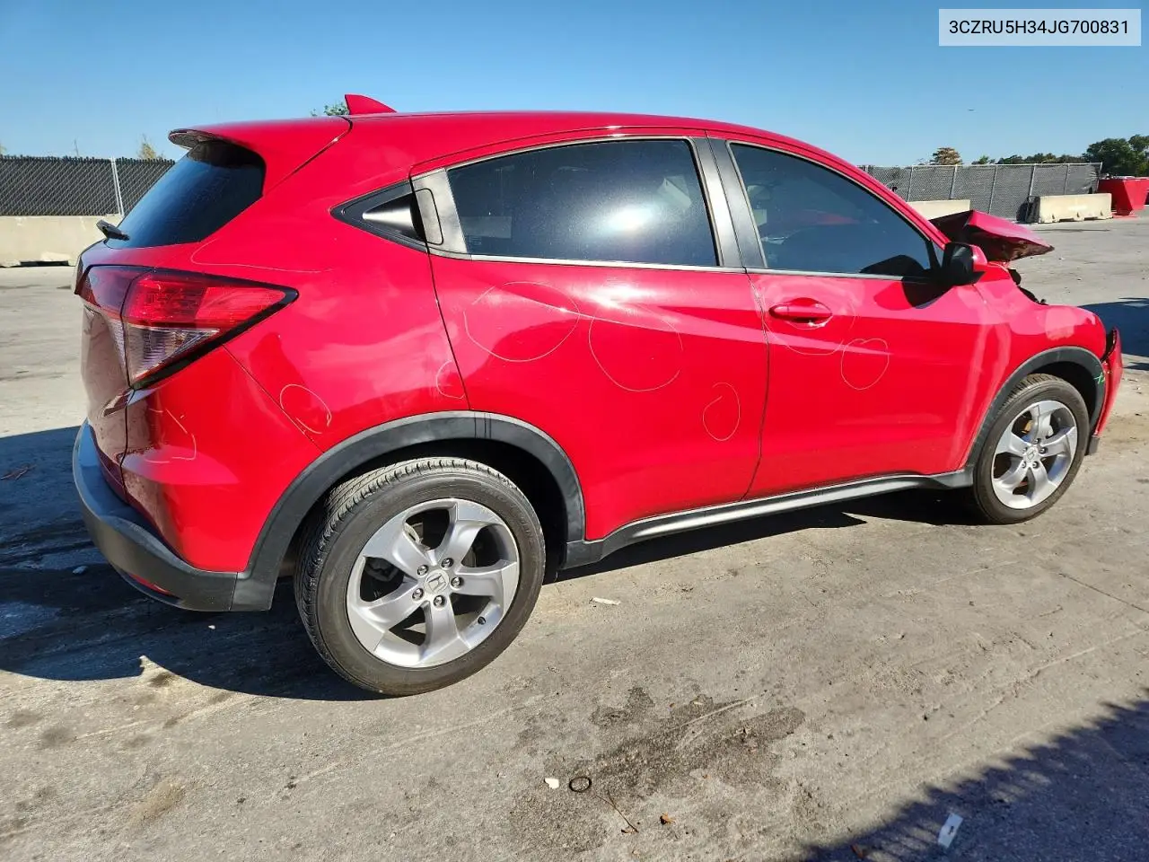 3CZRU5H34JG700831 2018 Honda Hr-V Lx